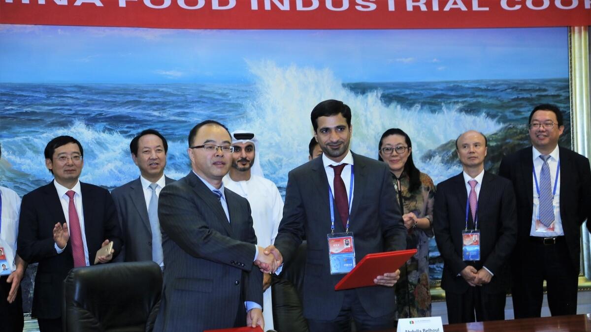 Dubai Food Park, China firm sign Dh1.35B deal