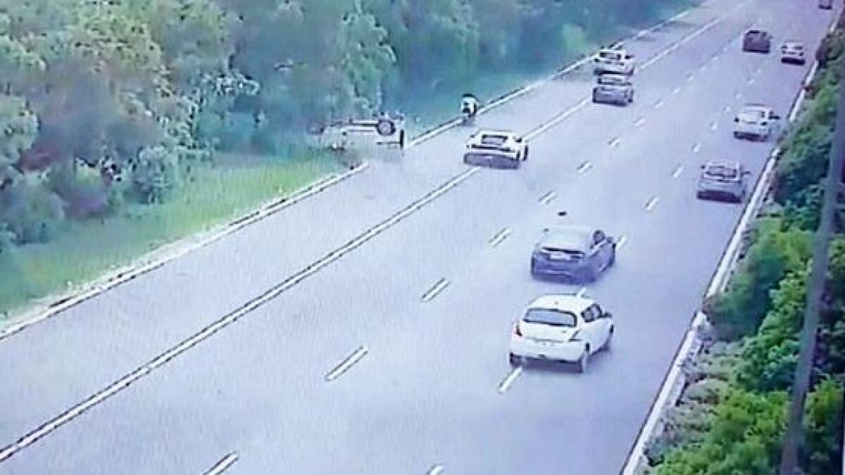 Video: One killed as car tries to overtake Lamborghini