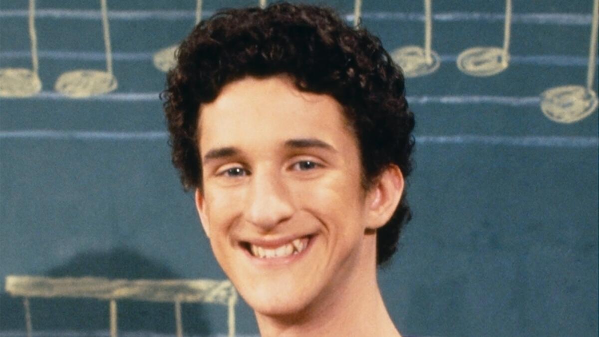 Diamond played Screech in 'Saved By The Bell'. (Photo/AP)