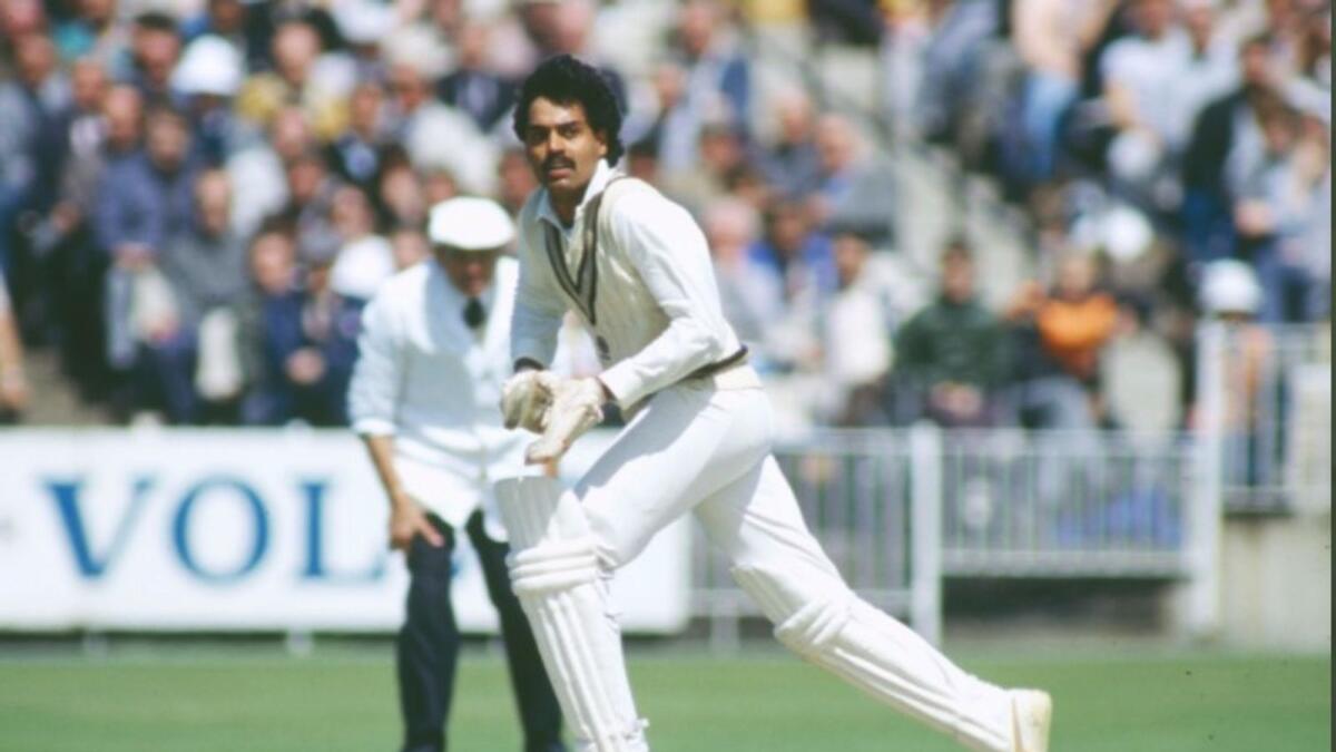 Dilip Vengsarkar, the only foreign batsman to have scored three Test hundreds at Lord's. (ICC Twitter)