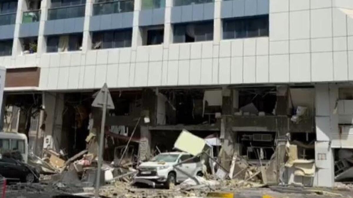 abu dhabi restaurant blast, abu dhabi restaurant gas explosion, UAE gas explosion, gas explosion