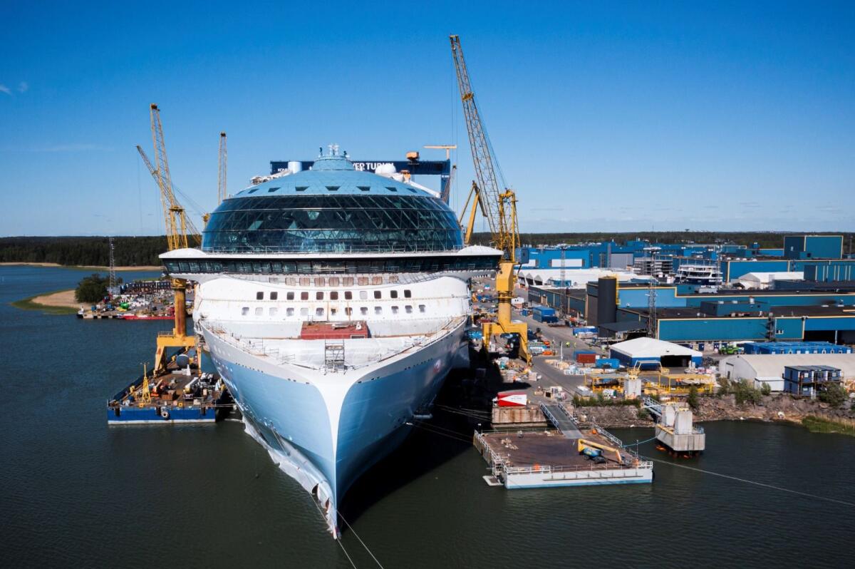 Icon of the Seas luxury cruise. Photo: AFP