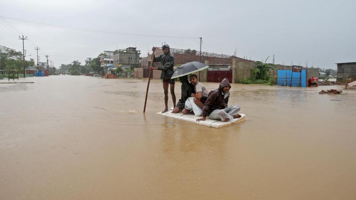Nepal, Floods, landslides