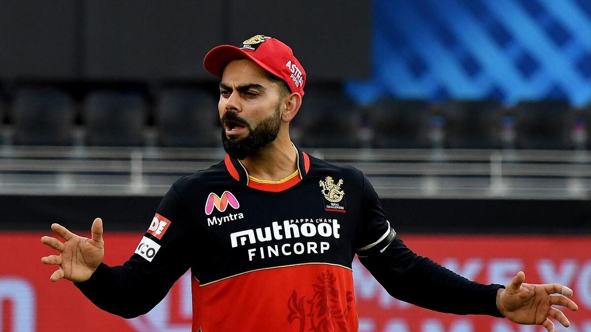 Virat Kohli also dropped two catches and made just one run. (IPL)