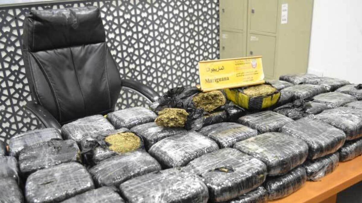 Abu Dhabi, Customs, seize, 40 kg of drugs,  Abu Dhabi Customs