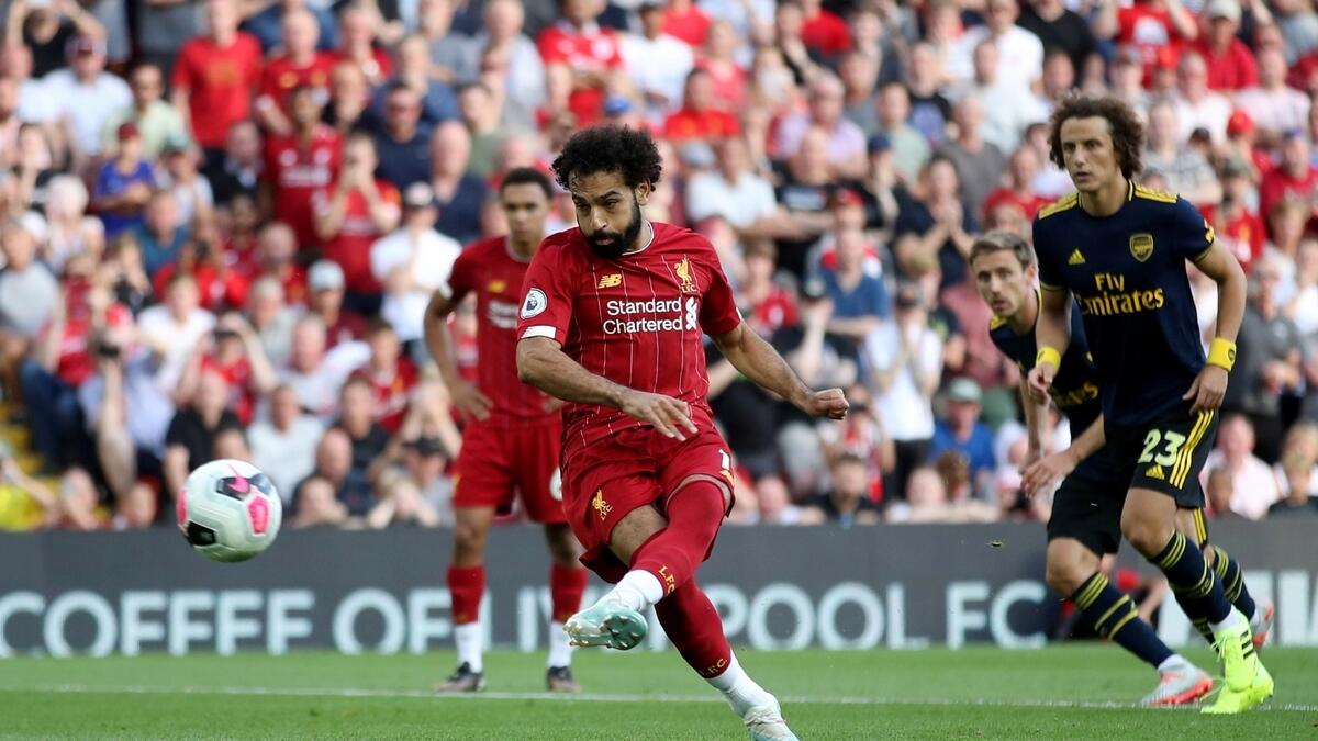 Salah shines as Reds sink Gunners; Crystal Palace shock Manchester United