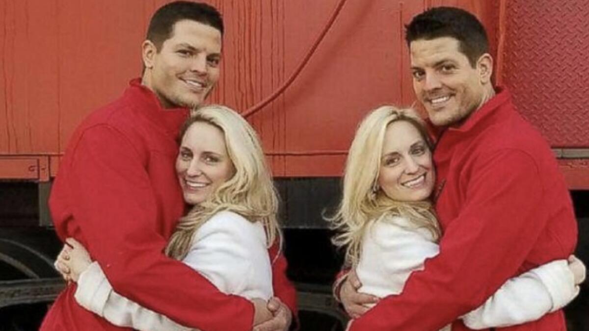 Double couples: 2 sets of identical twins to marry