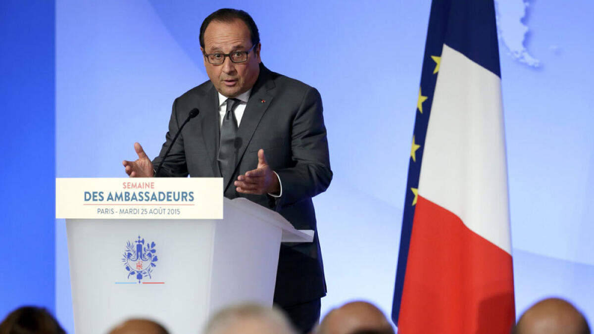France sees Assads neutralisation as pre-condition for peace