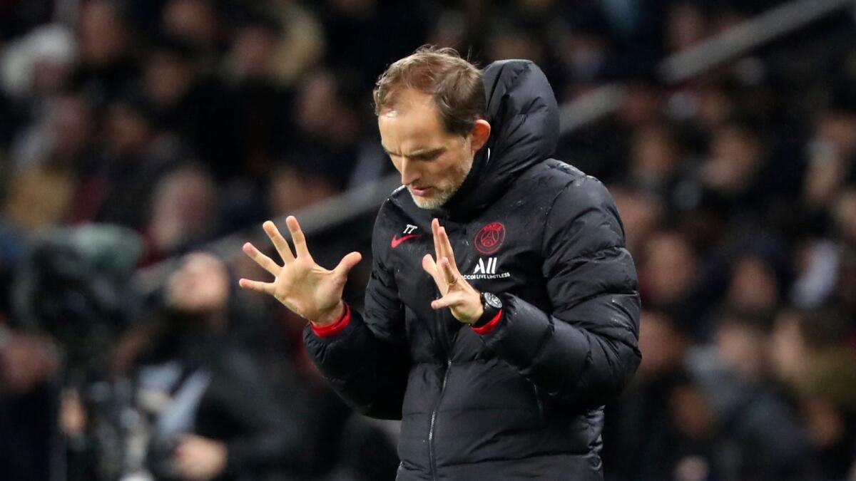 Thomas Tuchel was appointed PSG head coach in 2018 and has won two Ligue 1 titles along with a domestic quadruple in his second season at the club.— AP