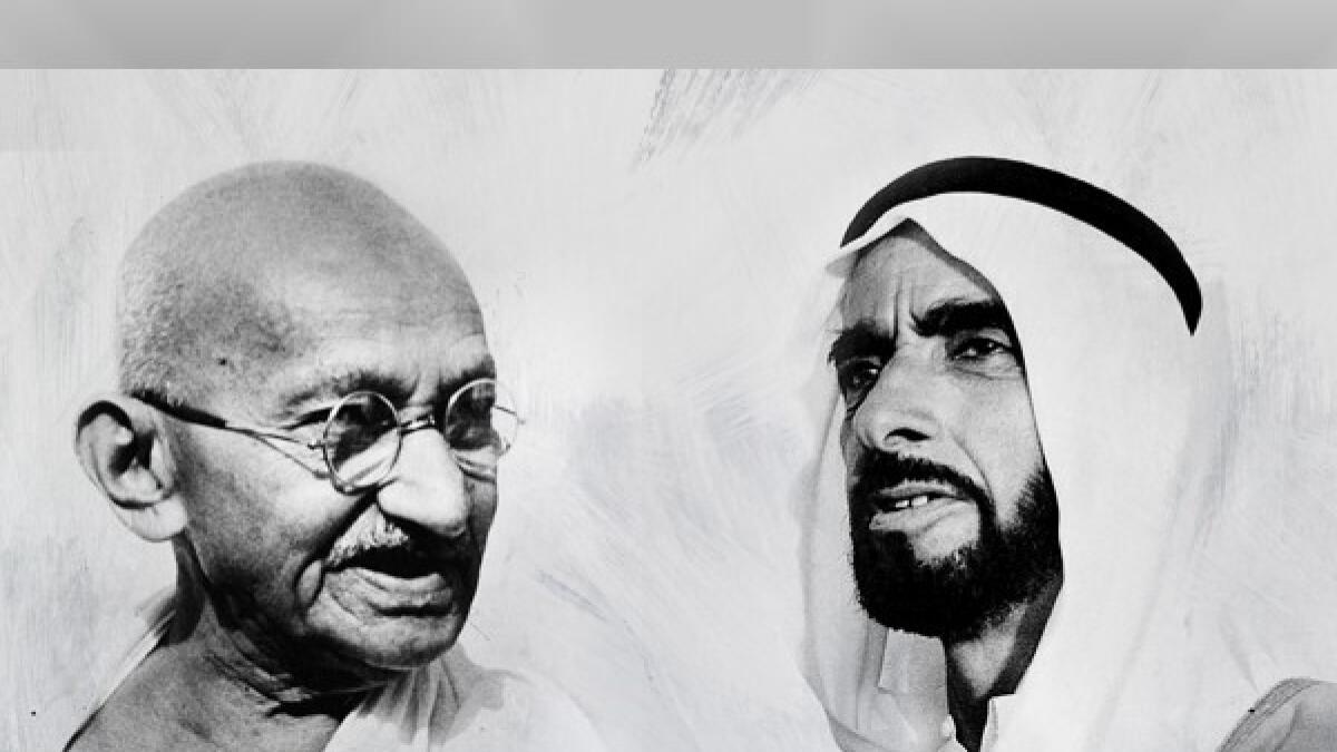 Sheikh Abdullah, Sushma Swaraj announce Zayed-Gandhi museum