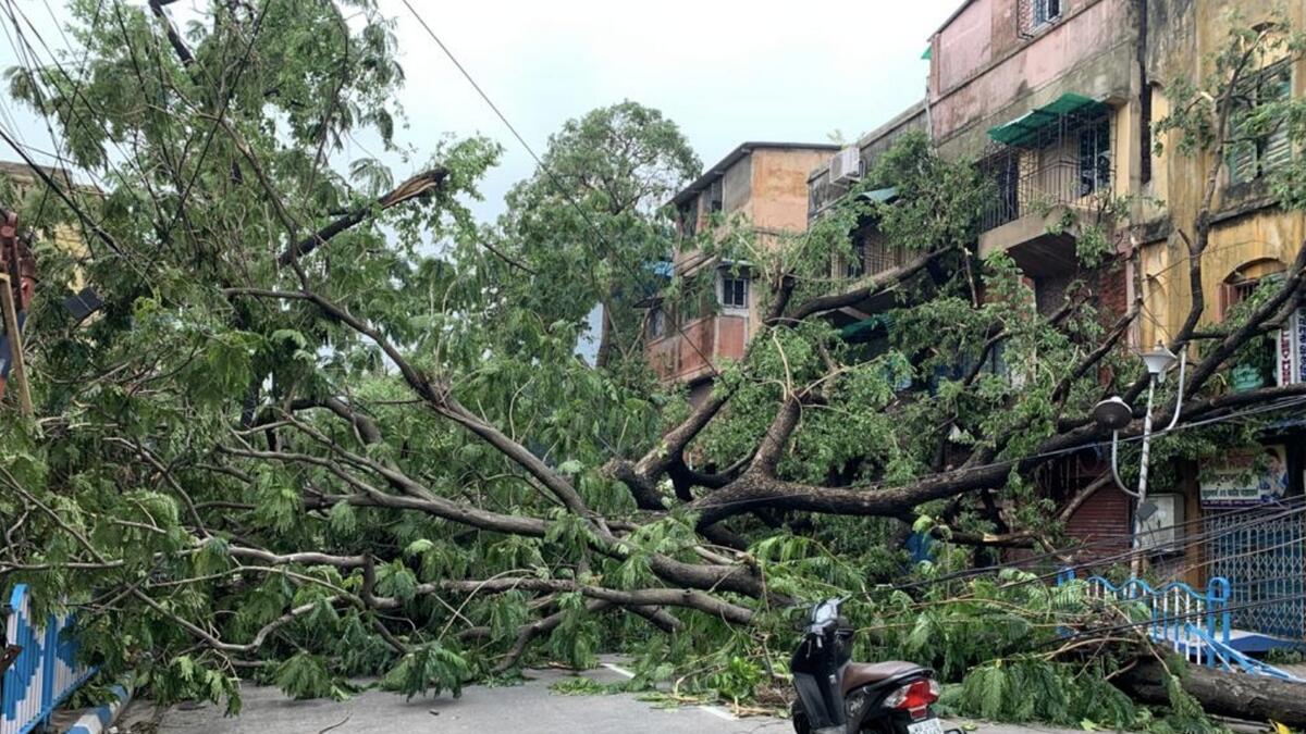 Designated a super cyclone, Amphan has weakened since making landfall. Moving inland through Bangladesh, it was downgraded to a cyclonic storm on Thursday by the Indian weather office. And the storm was expected to subside into a depression later.