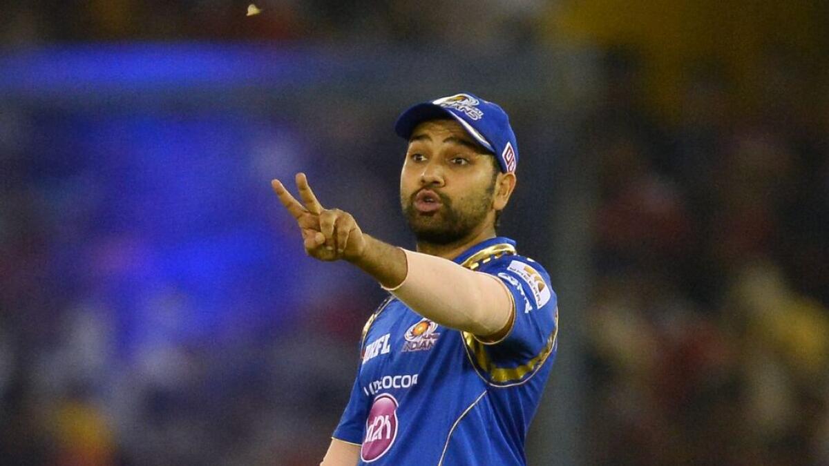 Mumbai Indians’ captain Rohit Sharma was the star against KKR when the two sides last met in the season. — AFP file