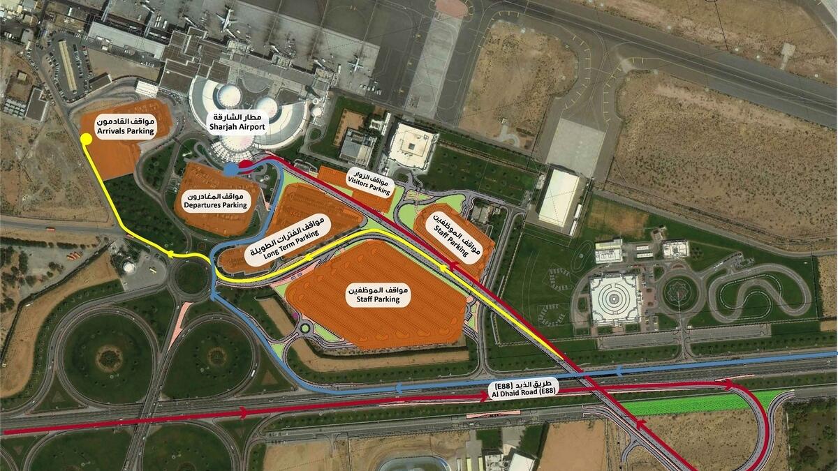 New flyover to decongest traffic towards Sharjah airport open