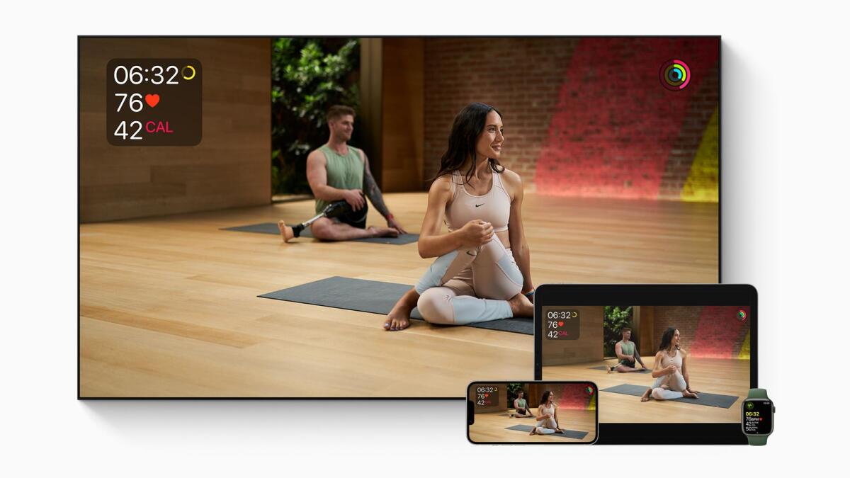 Apple Fitness+, the first fitness experience built around Apple Watch, brings studio-style workouts and guided meditations to iPhone, iPad, and Apple TV, and is now available in 21 countries.
