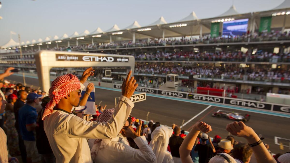 The Yas Marina Circuit is only the second venue in the Middle East after Bahrain to host an F1 race.  