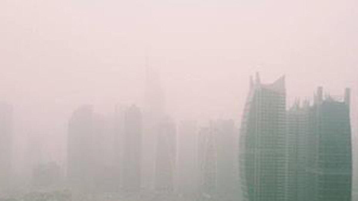 NCMS warns of poor visibility due to sandstorm