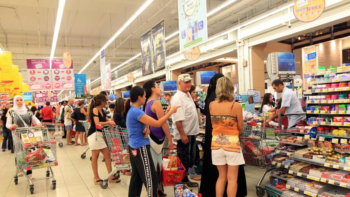 A Carrefour hypermarket in the UAE. Hypermarkets and supermarkets recorded 11 per cent growth last year, the MAF report said. - KT file