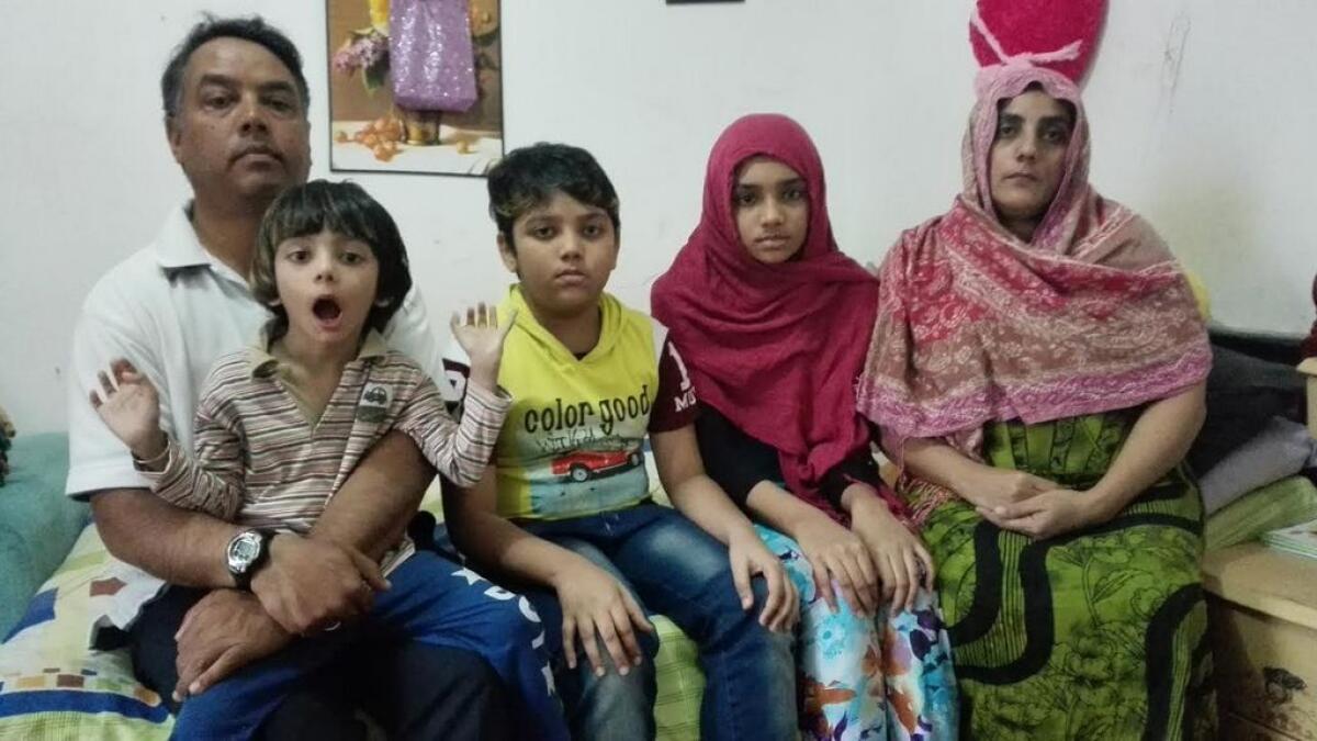 Dubai school kids help family of jobless father  