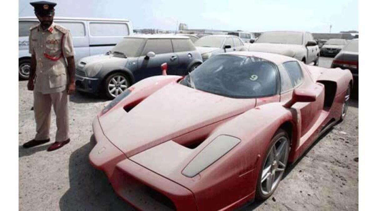 Dh6 million offer made for impounded luxury Ferrari 