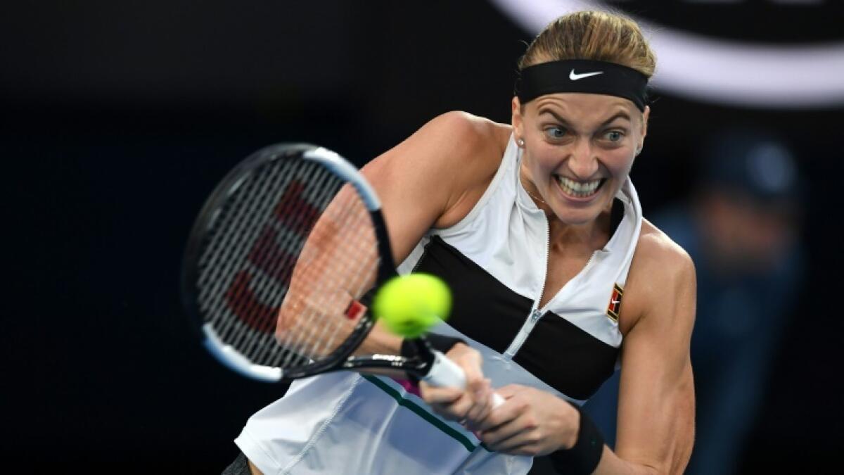 Petra Kvitova's last Grand Slam final appearance was the Australian Open defeat to Naomi Osaka in 2019. - AFP file