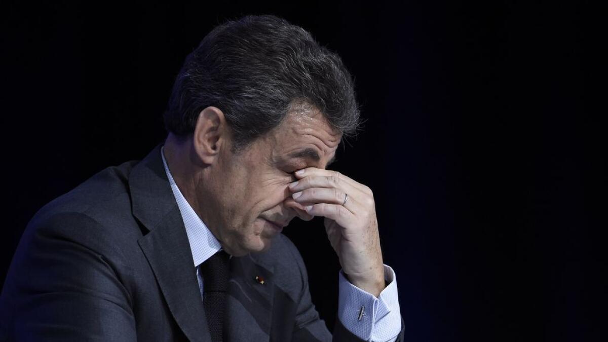 Former French president Sarkozy in court over campaign finances