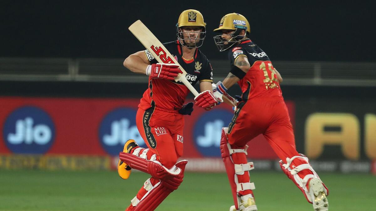 AB de Villiers and Virat Kohli. (IPL)