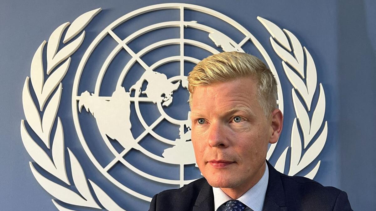United Nations special envoy for Yemen Hans Grundberg. — Reuters file