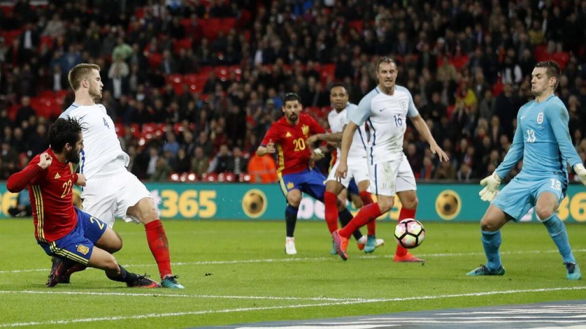 Isco denies England victory