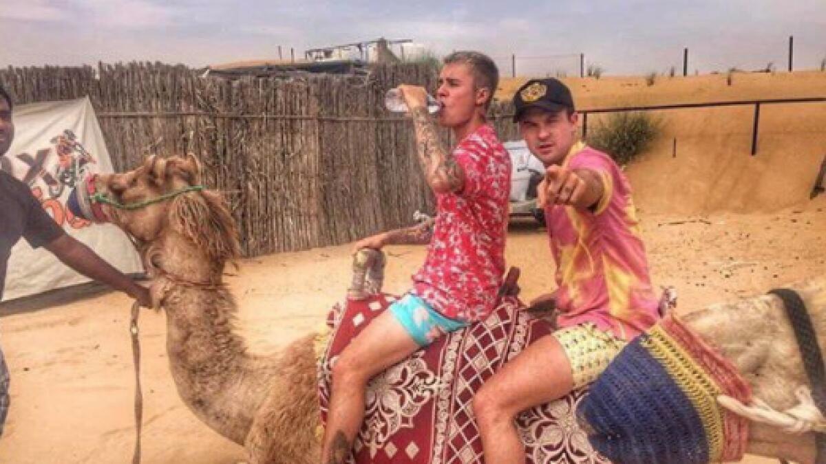 Did you spot Justin Bieber in Dubai yet? 