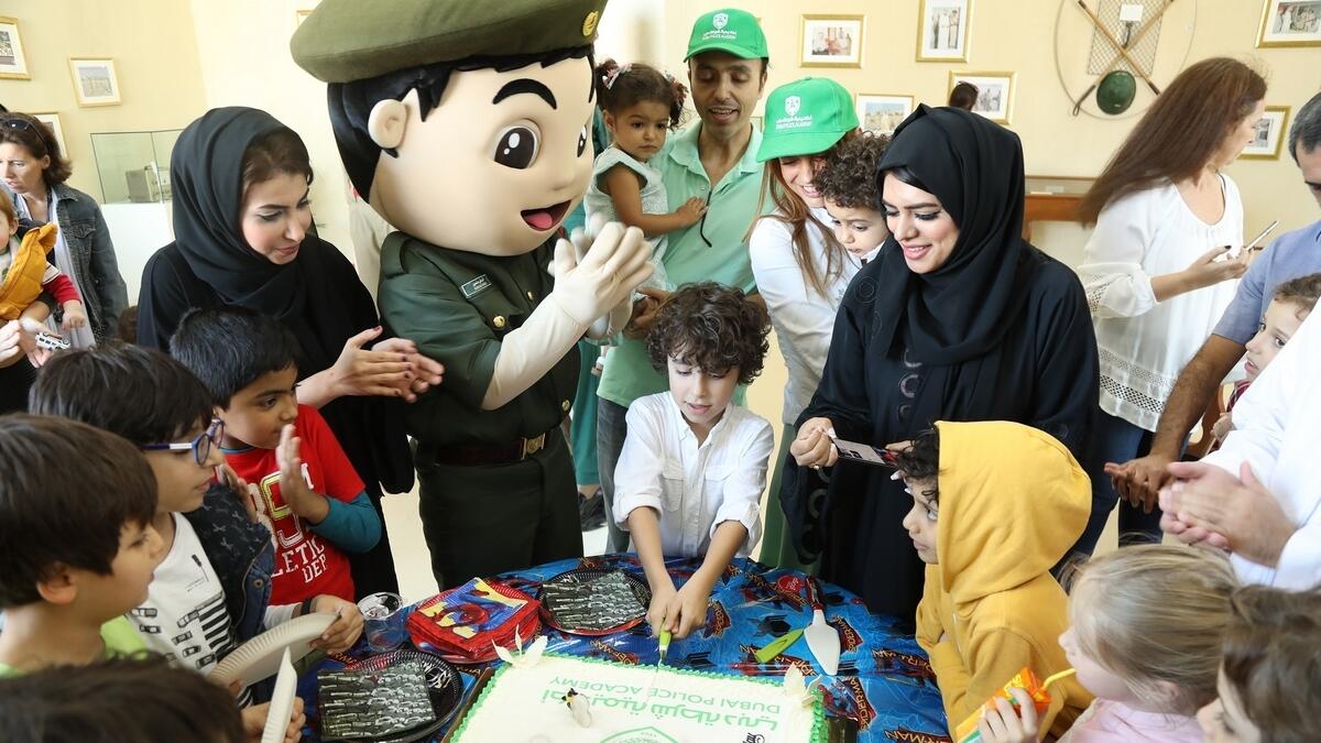 Dubai Police surprise child with birthday bash