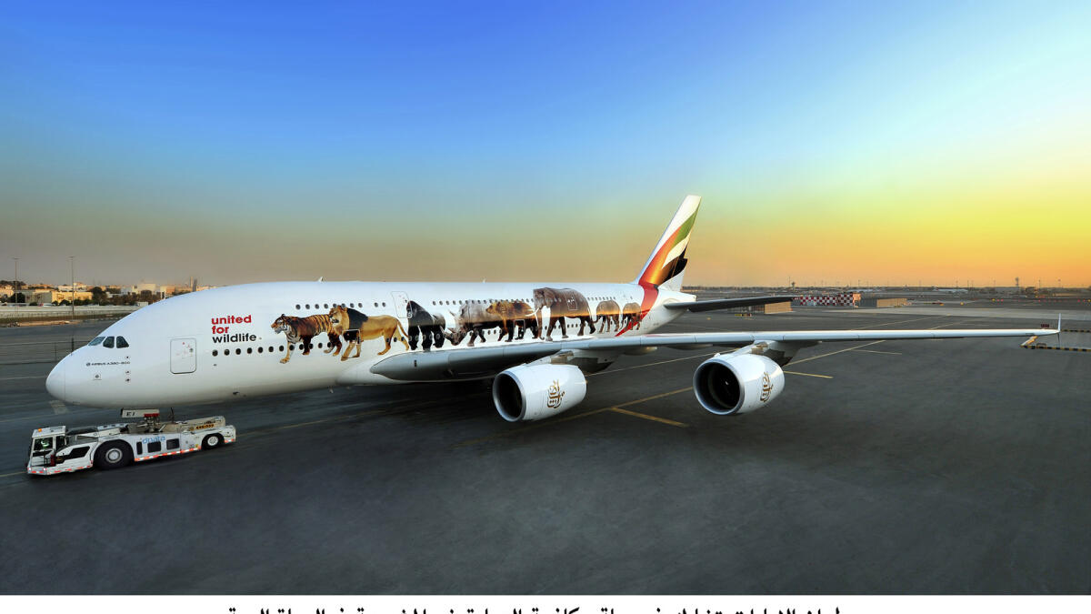 Emirates takes jumbo message to world