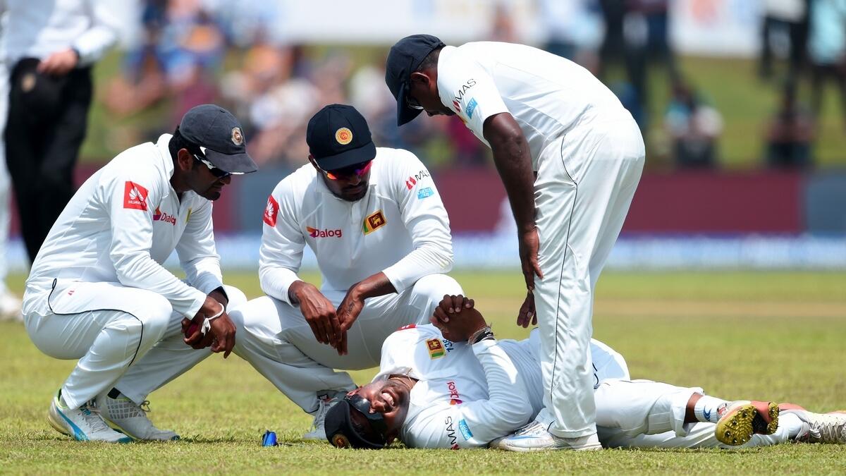 Sri Lankas Gunaratne out of Test series with fractured thumb