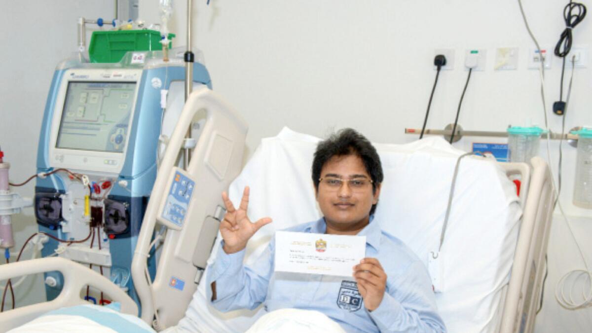 Teenager Pritvik Sinhadc  got a new lease of life after he underwent Dubai’s first ever paediatric kidney transplant from a live donor. Supplied photo