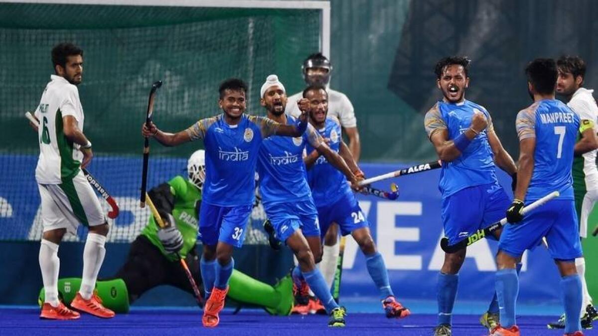 The Indian hockey team. - AFP file