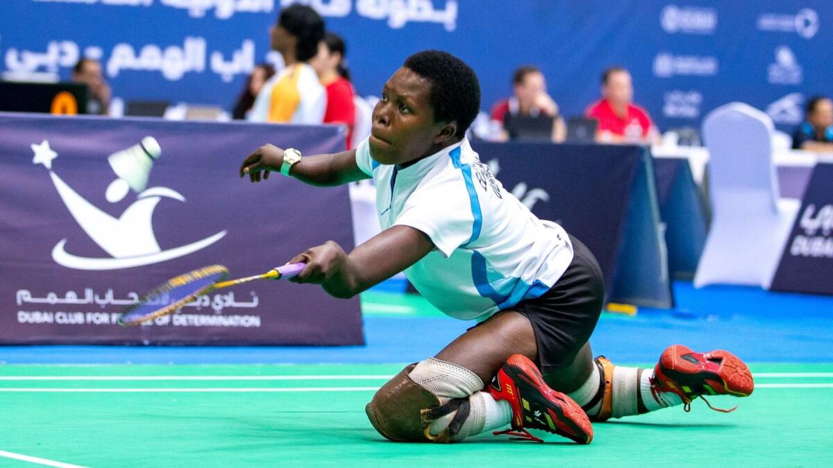 Uganda's Elizabeth Mwesigwa has been a regular at the Fazza-Dubai Para Badminton International event. - Supplied photo