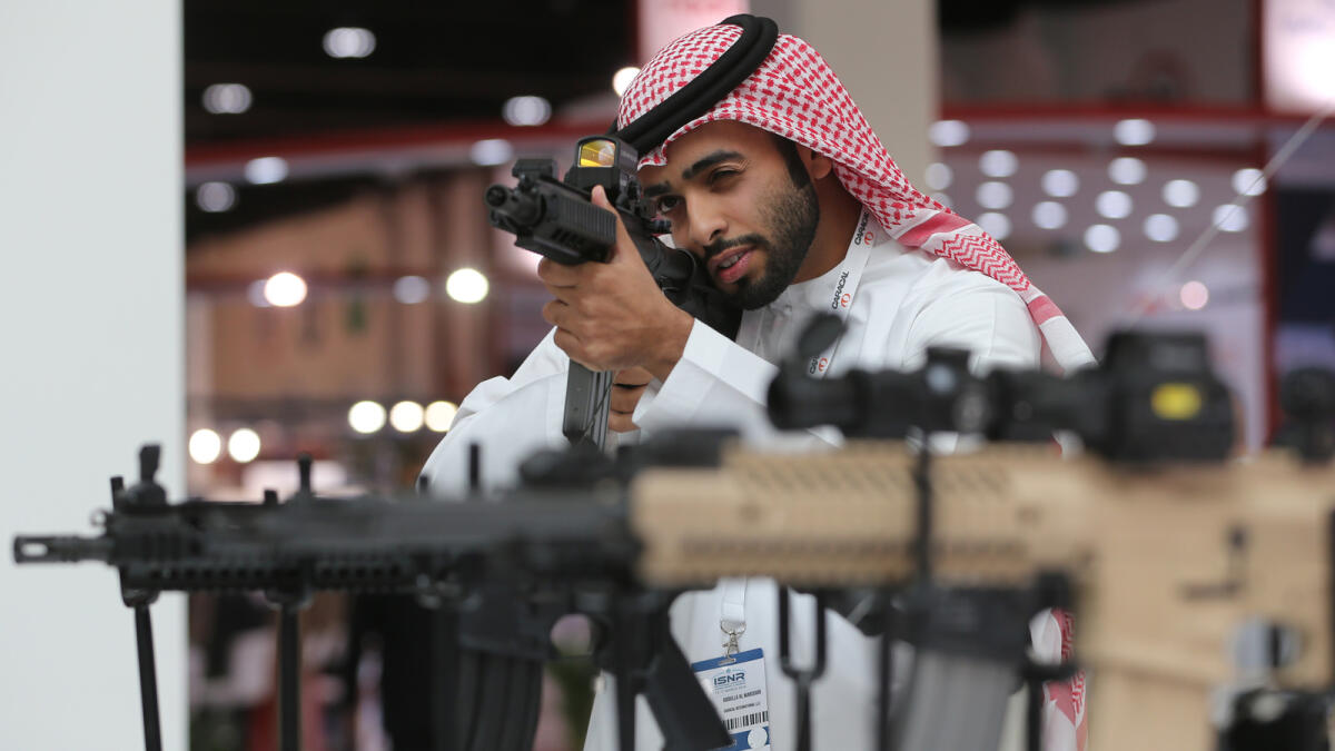 Abu Dhabi ISNR: Guns, pistols and robots attract visitors