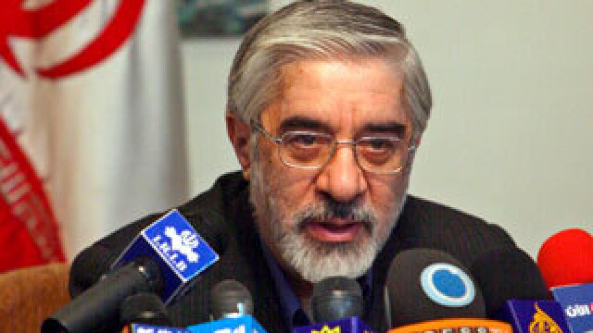 Iran in serious crisis: Mousavi