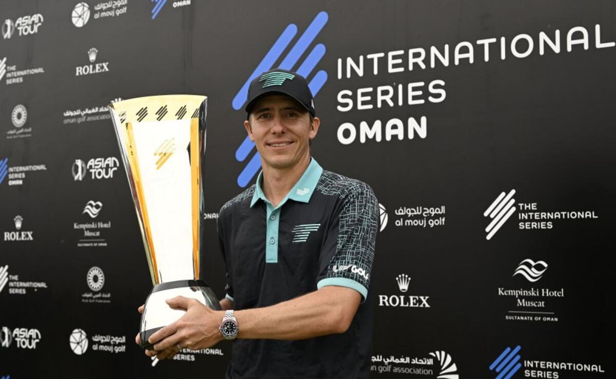 Carlos Ortiz, winner of the International Series - Oman on the Asian Tour.. - Supplied photo