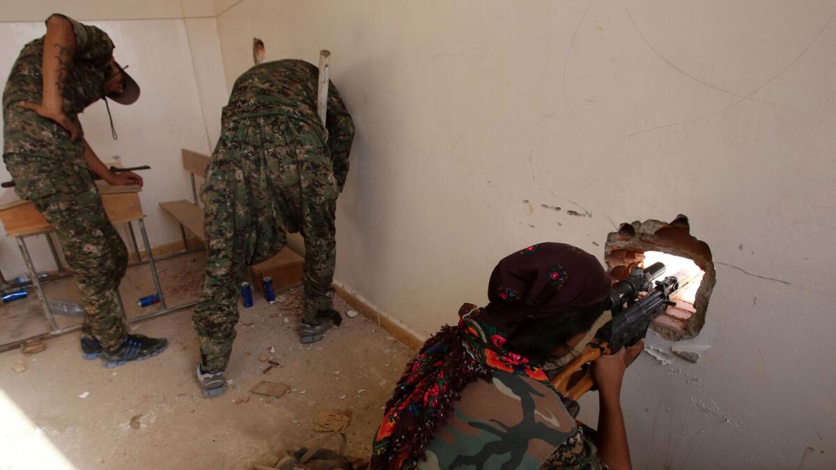 Syrian forces, Kurds unite against Daesh