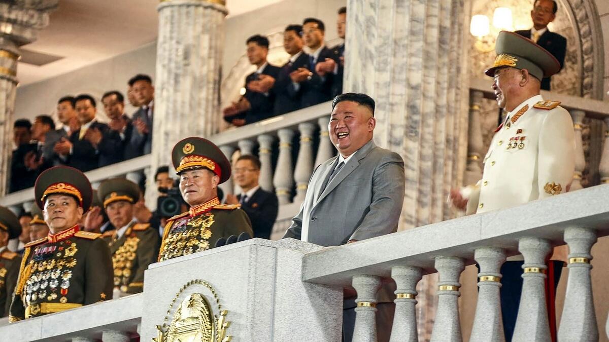 North Korea, Kim Jong-un, military parade