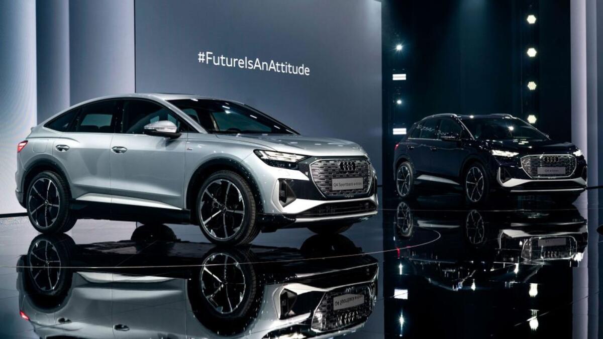 The new Audi vehicles are wholly driven by electric power, featuring plug-in and fast-charging convenience, advanced energy recuperation whilst driving. — File photo