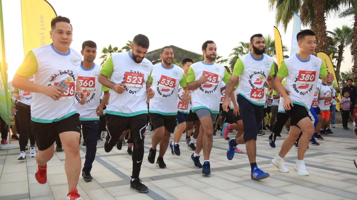 Dubai Duty Free entered the second week of the Dubai Fitness Challenge with a 5km Fun Run. - Supplied photo