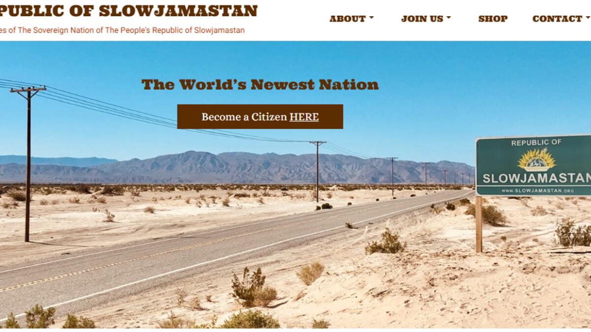 Screenshot: slowjamastan.org