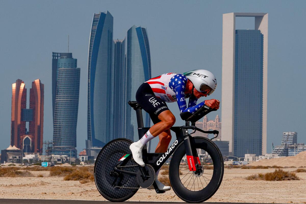 Brandon McNulty of the UAE Team Emirates in action. — Supplied photo
