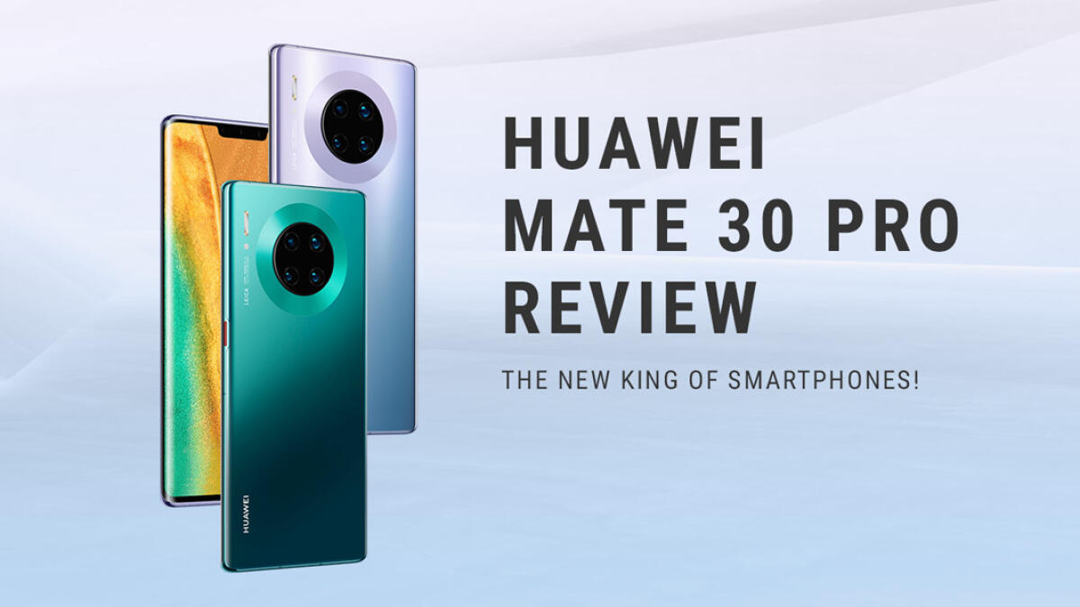 This is Huawei Mate 30 Pro, and it is indeed the New King of Smartphones! 