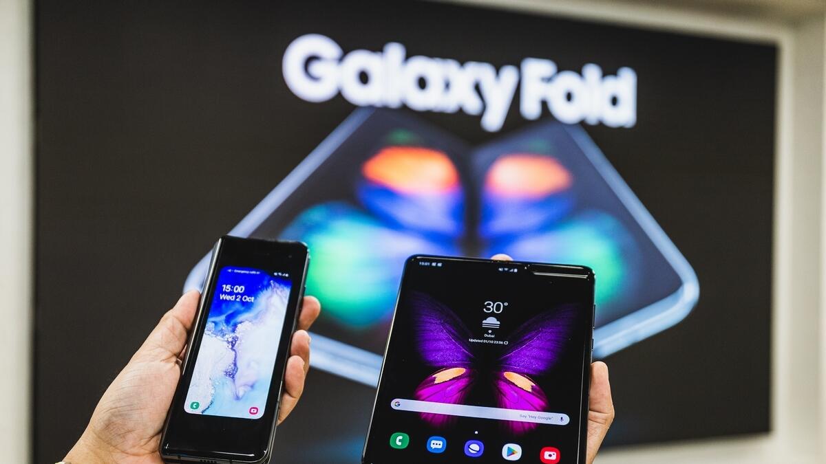 The Samsung Galaxy Fold has six high-end cameras and allows users to multitask with three windows working independently.