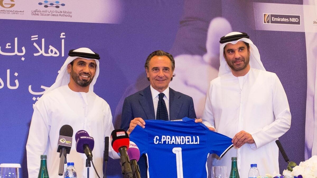 Prandelli promises to make it a very special season for Al Nasr
