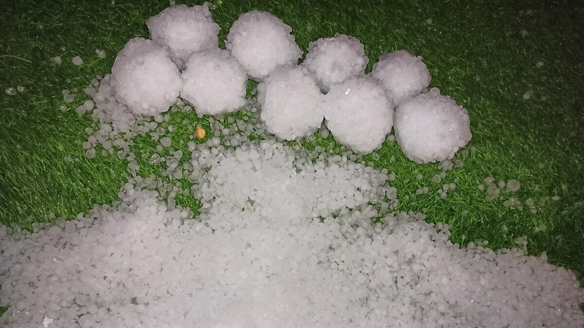 Hailstorm, hail, parts of UAE, Ras Al Khaimah, Umm Al Quwain, weather, heavy rain, hail storm