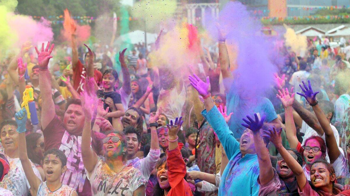 Indian expats in Abu Dhabi celebrate festival of Holi