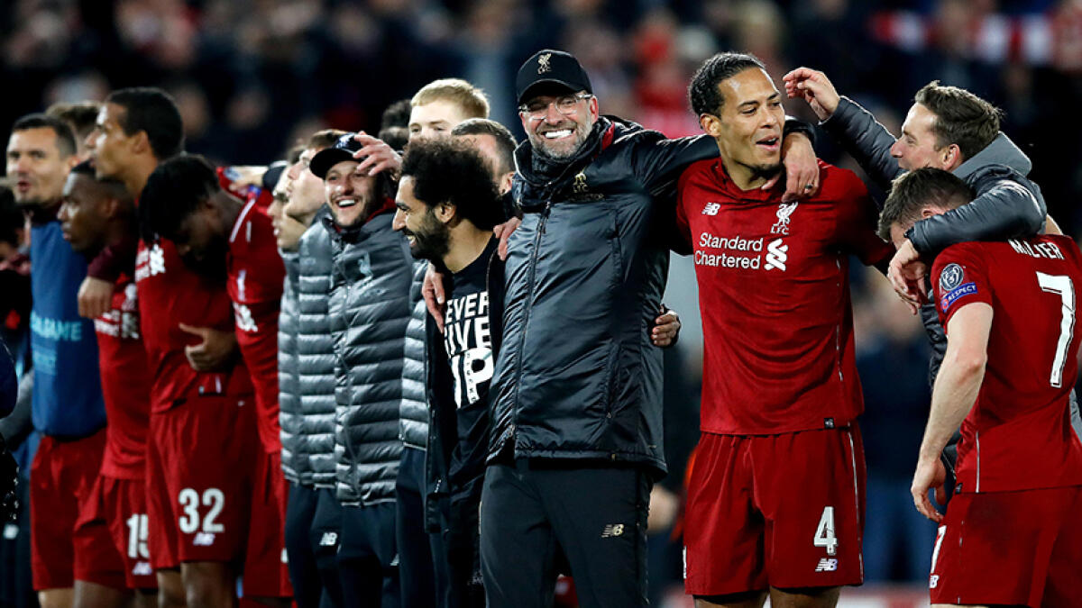 Liverpool were on the verge of winning the Premier League before coronavirus forced the suspension of the season. -- AFP file